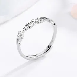 Cluster Rings Punk Personality Hollow Out Thorn Finger Ring Fashion Girl Silver Plated Adjustable Trend Lady Street Hip Hop Party Jewelry