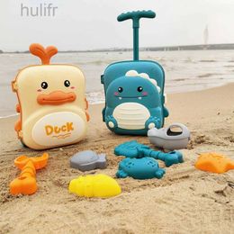Sand Play Water Fun Kids Beach Toys Baby Beach Play Toys Sandbox Kit Summer Toys Beach Accessories Sand Water Game Tools Bath Toy For Baby d240429