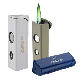 Debang Butane Without Gas Windproof Cigarette Lighter With LED