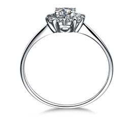 06 ct Princess Cut SONA Simulated Diamond Engagement rings for womenfine Silver 925 Unique wedding ring9793933