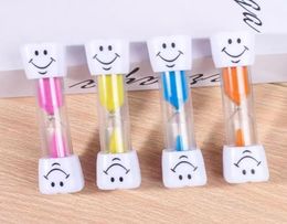 Novelty Items 3 Minutes Sand Timer Clock Smiling Face Hourglass Decorative Household Kids Toothbrush Gifts Christmas Ornaments3787193