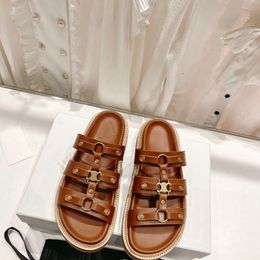 luxury designer man TIPPI loafer Mules thong sandal Shoe with box gladiator Slipper vintage Leather white Mule platform heel slides lady clog Slide