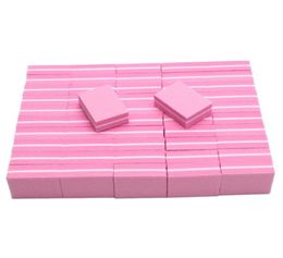 100Pcs Mini Nail File Nail Buffer Blocks Pink Sponge Nail Polishing Sanding Buffer Portable Small Files Sandpaper Manicure Tools 25457267