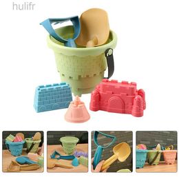 Sand Play Water Fun Beach Bucket Toy Outdoor Sand Toys Playing with Kid Plastic Kids Child Baby Summer d240429