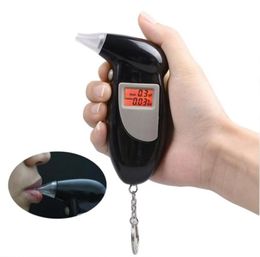 Digital Display Alcohol Breath Tester Tool Parts Breathalyser Analyzer Detector Test Keychain Breathalizer Breathalyser Device LCD8261494