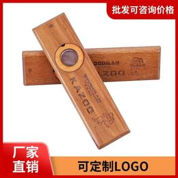 Cross Border Guitar Yukrili Wooden Kazu Flute Red Sandalwood Kazo Folk Song Accompanying Small Instrument Gift Flute Film Access