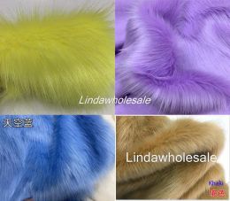 Accessories Wholesale quality pile 5cm faux fur fabric, thick fox fur,felt cloth,clothes shoes bag Materials