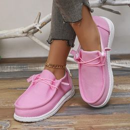 Canvas Shoe Summer Casual Sneaker Breathable Cloth Loafers Platform Shoes Woman Designer Zapatos De Mujer 240426