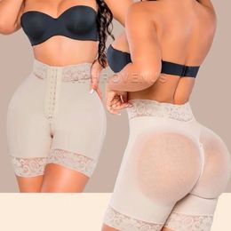 Fajas Colombiana Women Tummy Control Shorts Hourglass Girdles Bbl Butt Lifter Shapewear Waist Trainer Body Shaper 240429