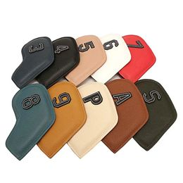 39PSAProtector Case Golf Training Equipment Club Head Cover Iron Headcover Headcovers 240425