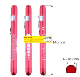 Mini flashlights Torch Light LED Pocket Penlight Waterproof Doctor Medical Surgical Emergency Flashlight Reusable Portable nurse Pen ZZ