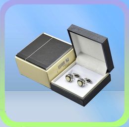 With Box Luxury Cuff Links High Quality Classic French Shirt Cufflinks For Men Top Gift 4 Colours LM054636396