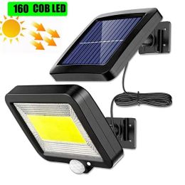 Decorations Solar Lights PIR Motion Sensor COB Solar Led Light Outdoor Powered Sunlight Wall Street Lamp Waterproof Home Garden Decor Light