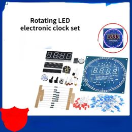 2024 DS1302 Display LED rotante allarme Modulo di orologio elettronico Kit fai -da -te Display Temperatura LED per Arduino - Costruisci il tuo kit elettronico fai -da -te per il kit elettronico fai -da -te