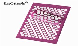 Body Massage Rose Mat Acupressure Relieve Stress Back Body Pain Spike Mat Acupuncture Massage Yoga Mat with Pillow Massager CX20075123426