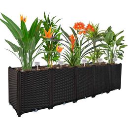 Planters Pots Large outdoor garden plant beds and pots are perfect for patios balcony decks flowers vegetables tomatoes herbs Q240429