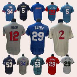 2024 Custom Jacob deGrom Baseball Jerseys Corey Seager Marcus Semien Adolis Garcia Nolan Ryan Scherzer Rangers Men Women Youth S-3XL