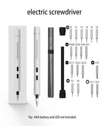 Electric Screwdriver Portable Cordless Magnetic Screw Driver Precision Hand Screwdriver Bit Set For Laptop PC Cellphone Drills Y205433579