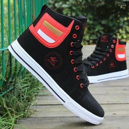 Casual Shoes 2024 Spring Men's High Top Male Student Sports Board