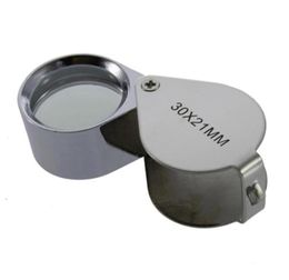 Mini 30X Glass Magnifying Magnifier Jeweller Eye Jewellery Loupe Loop Triplet Jewelers285O32519781094889