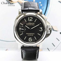 AAA Quality Watches Mens Automatic Titanium luxury watch Penerei 00510 Lumiinor Series Mens Watch 44mm Diameter Black Dial Long Power Manual Mechanical Watch