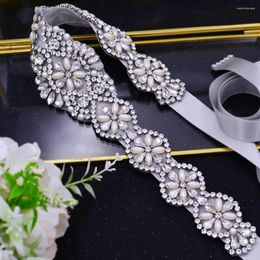 Hair Clips Bridal Belt Wedding Sash Sparkling Rhinestone For Gowns