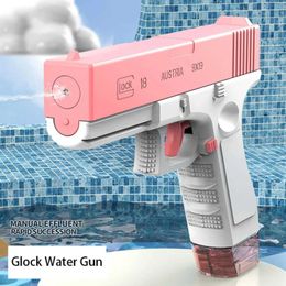 Gun Toys Water Gun non Electric Pistol High-pressure Full Automatic Shooting Water Beach Toy Gun For kid Children Boys Girls Adult T240428