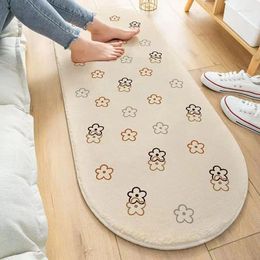 Carpets Tricolour Circle Bedroom Soft Bath Mats Entrance Doormats Floor Rugs Home Toilet Bathroom Absorbent Non-Slip Foot Pad