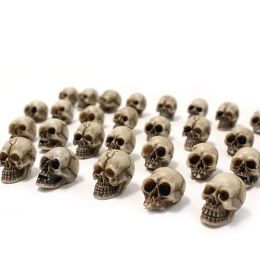 Decorations 20pcs/Lot Creative Resin Skull Head Props Decoration Adornment Skull Landscape Garden Pot Decoration Halloween Ornament