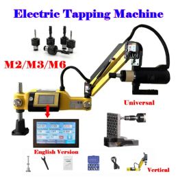 M2 M3 M6 Servo Motor Electric Tapper M3-M16-M36 CNC Electric Tapping Drilling Machine Vertical Type Universal Threading Machine