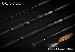 LINNHUE New 18m 21m Fishing Rod Carbon Spinning Casting Rod Travel Fishing Light Lure 535g 8 GR 7 Section Fishing Tackle8306389