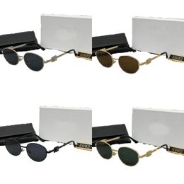 Womens sunglasses designer mens sunglasses protect eyes shading metallic full frame Polarising Uv400 protection sunglasses for women simple mixed Colours mz145 C4