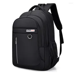 Backpack Large Capacity Men's Travel 15.6" Laptop Black School Backpacks Bags Teen College Book Boy Gril Student