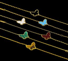 New High Quality Fashion Gold Colour Butterflies Bracelet For Women1725700