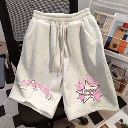 100% Pure Cotton American Sports Shorts for Men Women in womens summer dresses Loose and Versatile Drawstring Capris Trend