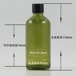 Storage Bottles EBX20-100ml Glass Bottle Oil Skincare Personal Women Essential Dropper