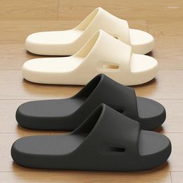 Slippers Summer Men Non-Slip Soft EVA Shoe Outdoor Casual Breathable Slides Women Flats Thick Sole Comfortable Beach Sandals