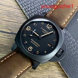 Nice Wrist Watch Panerai LUMINOR Series Swiss Men's Watch Automatic Mechanical Luxury Watch Sports Tough Man Watch Large Diameter PAM01441 44mm Diameter