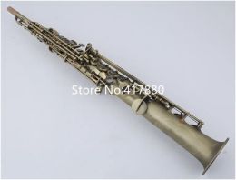 Saxophone Japan Saxophone Soprano Kss902 Bb Retro Sax Antique Copper Musical Instrument High Quality with Case All Accessories