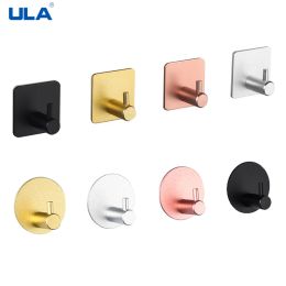 Set ULA Multipurpose Wall Hook Door Hook Key Rack Kitchen Bathroom Towel Robe Hanger Hook Aluminium Hanger Towel Clothes Robe Rack