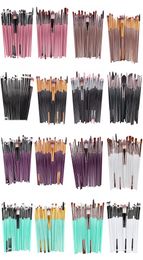 20pcsset Professional Eyebrow Makeup Brush Eyeshadow Beauty Cosmetics Foundation Powder Brush Kit Face Lip Blending Brush Tools8360254