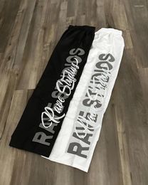 Men's Pants Streetwear Loose Oversize Sports Y2k Style Harajuku Hip-hop Pattern Printing Men Women Quick Drying Casual Trousers