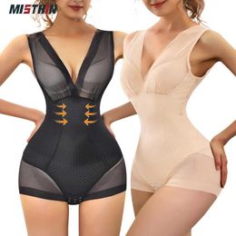 Women's Shapers MISTIN Bodysuit Fully Shaped Colombian Sme Girls Weight Loss and Weight Loss Abdominal Control Underwear Y240429
