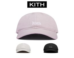 KITH classic embroidered baseball cap men women sun hat trend street simple cotton baseball cap MZ27 2205178748783