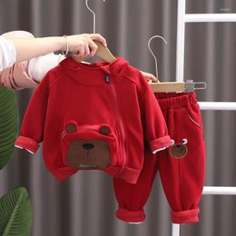 Clothing Sets Toddler Set 2024 Spring Baby Boy Clothes 12 To 18months Outfits For Kids Cartoon Long Sleeve Hooded Hoodies And Pants