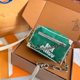 LOUlS VTTN MiniSoftTrunk Designer Crossbody Bag Green Box bag luxurys handbags fashion shoulder bag totebag womens purses wallet Full p Cxqw
