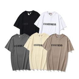 Men's short sleeves classic Letter printing loose and comfortable T-shirt Designer style sweethearts leisure Large size half sleeve S-4XL