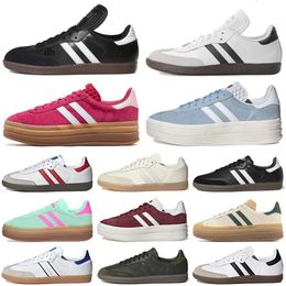 Casual Shoes Designer Sneakers Pink Glow Platform Shoe Orange Vegan White Gum OG Footwear Green Indoor Suede Men Women Outdoor Sports Trainers 97