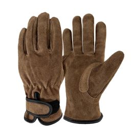 Gloves Cowhide Gloves Leather Labor Protection Antisting Antifall Soft And Comfortable Working Garden Outdoor Double Layer