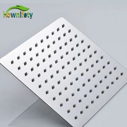 Set Stainless Steel Chrome Shower Head 612 Inch Rainfall Bath Head Ceiling Wall Mounted Bathroom Accessories Water Save For Shower